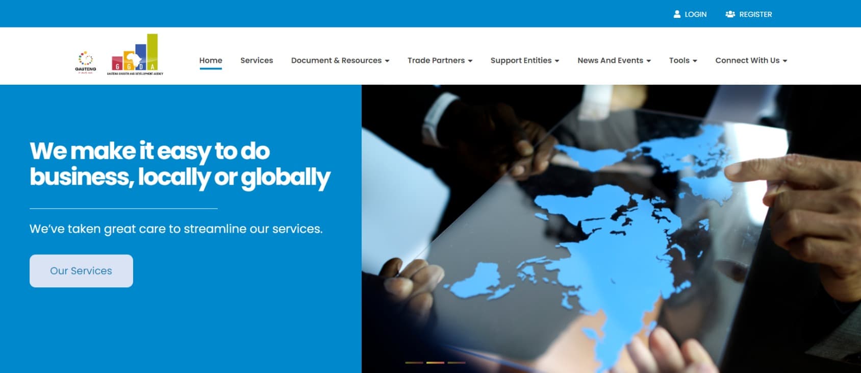 company website - ggda export