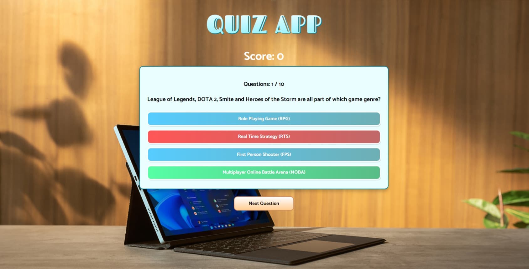 Personal Project - quiz-app