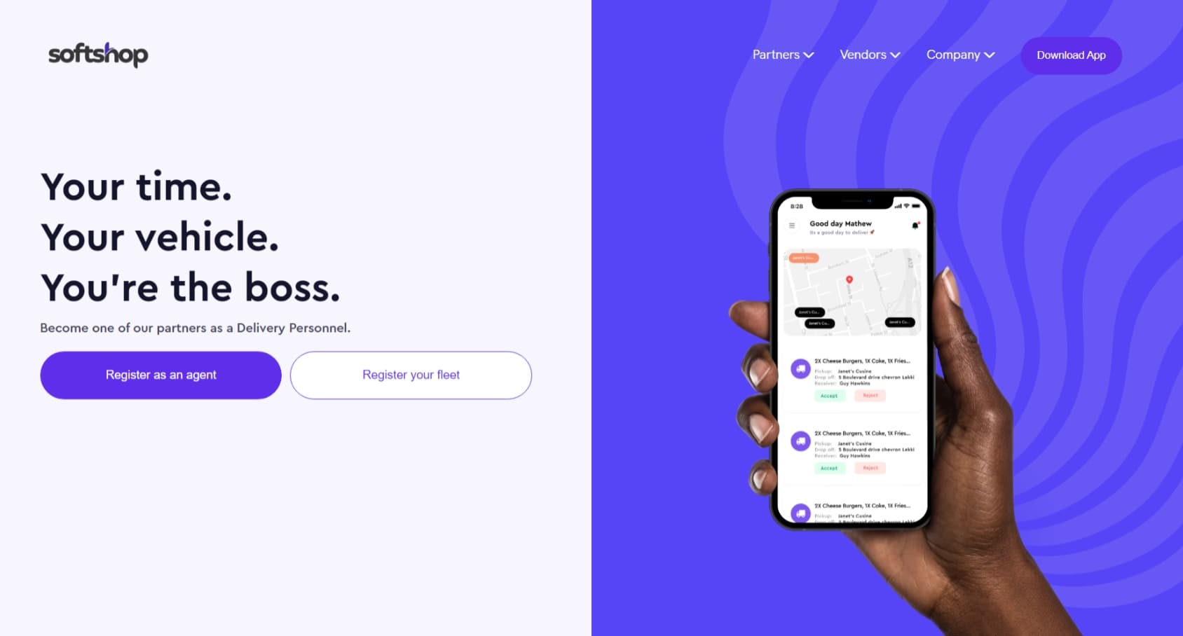 company website - softshop